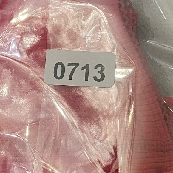 New! Frankie’s Bikinis Cleo Ribbed Bikini Top Red 10713 - Picture 9 of 9